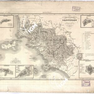 Atlante Geografico dell'Italia - Granducato di Toscana - n. 6 - V COMPARTIMENTO GROSSETANO Le Piante delle Città sono tutte nella medesima proporzione al vero di 1 a 12500.