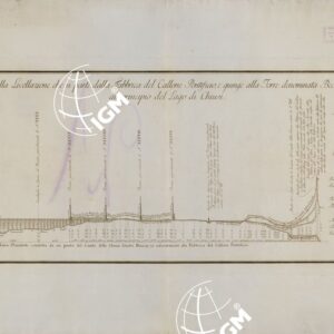 PIANTA DELLA PIANURA DI VALDICHIANA POSTA TRA IL CALLONE PONTIFICIO ED IL LAGO DI CHIUSI, CHE COMPRENDE ANCORA UN TRATTO DEL FIUME TRESA COLLA CAMPAGNA ADIACENTE FINO ALLA CONFLUENZA DEL TORRENTE MOJANO - Val di Chiana - Tavola 2