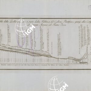 PIANTA DELLA PIANURA DI VALDICHIANA POSTA TRA IL CALLONE PONTIFICIO ED IL LAGO DI CHIUSI, CHE COMPRENDE ANCORA UN TRATTO DEL FIUME TRESA COLLA CAMPAGNA ADIACENTE FINO ALLA CONFLUENZA DEL TORRENTE MOJANO - Val di Chiana - Tavola 3