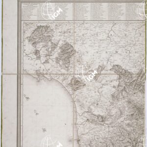 CARTA GEOMETRICA DELLA TOSCANA RICAVATA DAL VERO NELLA PROPORZIONE DI 1:200.000 - Coll. Bianconi n. 215 - Foglio 1