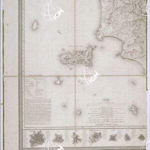 CARTA GEOMETRICA DELLA TOSCANA RICAVATA DAL VERO NELLA PROPORZIONE DI 1:200.000 - Coll. Bianconi n. 215 - Foglio 3
