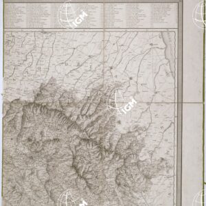 CARTA GEOMETRICA DELLA TOSCANA RICAVATA DAL VERO NELLA PROPORZIONE DI 1:200.000 - Coll. Bianconi n. 215 - Foglio 2