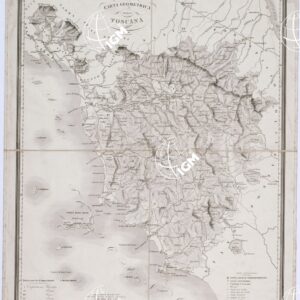 CARTA GEOMETRICA DELLA TOSCANA - Bianconi n. 217