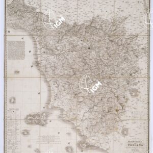CARTA GEOMETRICA DELLA TOSCANA - Pasqui n. 18