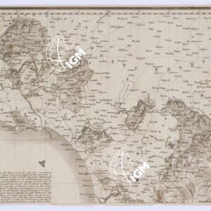 CARTA GEOMETRICA DELLA TOSCANA - Pasqui n. 19 - Tavola 1