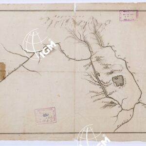 CARTA DEI CORSI SUPERIORI DEI FIUMI ARNO E TEVERE E DELLA CHIANA - Val di Chiana, Valdarno