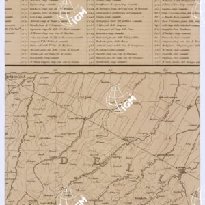 LA TOSCANA DIVISA IN COMUNITA'- Tavola 4