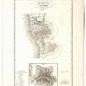 CARTA DEI COMPARTIMENTI DEL GRANDUCATO DI TOSCANA - Compartimento Pisano