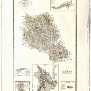 CARTA DEI COMPARTIMENTI DEL GRANDUCATO DI TOSCANA - Compartimento Senese