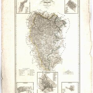 CARTA DEI COMPARTIMENTI DEL GRANDUCATO DI TOSCANA - Compartimento Aretino