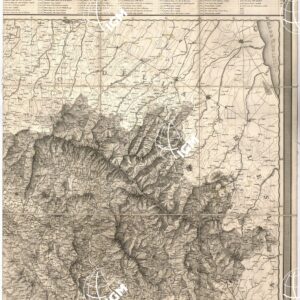 CARTA GEOMETRICA DELLA TOSCANA RICAVATA DAL VERO NELLA PROPORZIONE DI 1:200.000 E DEDICATA A S. A. I. E R. LEOPOLDO II PRINCIPE IMPER.LE D'AUSTRIA, ECC., DAL SUO OSSEQUIOSISSIMO SERVO, ECC., GIOVANNI INGHIRAMI - Coll. Pasqui n. 15 - Foglio 2