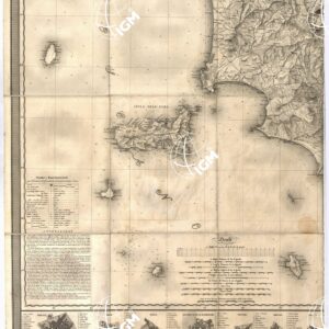 CARTA GEOMETRICA DELLA TOSCANA RICAVATA DAL VERO NELLA PROPORZIONE DI 1:200.000 E DEDICATA A S. A. I. E R. LEOPOLDO II PRINCIPE IMPER.LE D'AUSTRIA, ECC., DAL SUO OSSEQUIOSISSIMO SERVO, ECC., GIOVANNI INGHIRAMI - Coll. Pasqui n. 15 - Foglio 3