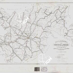 PIANTA GEOMETRICA DELLA PROVINCIA DI FIRENZE DISTINTA PER COMUNITA'