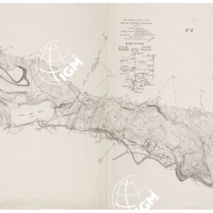 PIANTA DELLA MINIERA DI CASTELNUOVO SOCIETA' ELETTRICA DEL VALDARNO. I.G.M. - Foglio 8