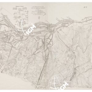 PIANTA DELLA MINIERA DI CASTELNUOVO SOCIETA' ELETTRICA DEL VALDARNO. I.G.M. - Foglio 7