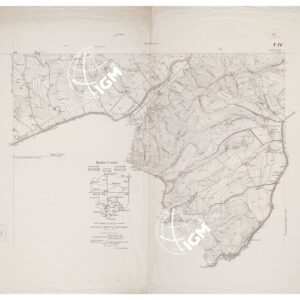 PIANTA DELLA MINIERA DI CASTELNUOVO SOCIETA' ELETTRICA DEL VALDARNO. I.G.M. - Foglio IV