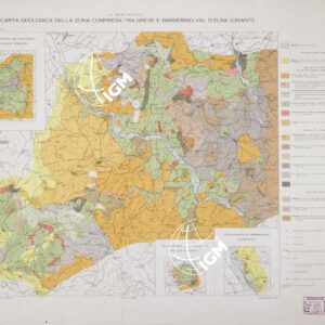 CARTA GEOLOGICA DELLA ZONA COMPRESA TRA GREVE E BARBERINO VAL D'ELSA (CHIANTI)
