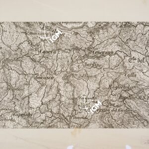 CARTA DEI DINTORNI DEL FORTE DI MONTE BASTIONE - Tavola 2