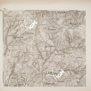 CARTA DEI DINTORNI DEL FORTE DI MONTE BASTIONE - Tavola 4