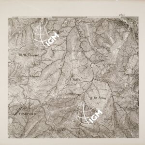 CARTA DEI DINTORNI DEL FORTE DI MONTE BASTIONE - Tavola 5