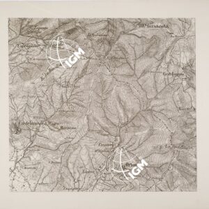 CARTA DEI DINTORNI DEL FORTE DI MONTE BASTIONE - Tavola 8