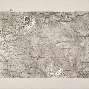 CARTA DEI DINTORNI DEL FORTE DI MONTE BASTIONE - Tavola 12