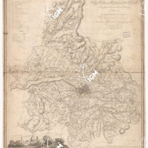 TOPOGRAFIA DELLA CITTA' E CONTORNI DI FIRENZE DELL'ABATE BARTOLOMMEO BORGHI