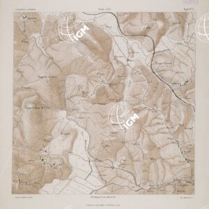 CARTA DEI DINTORNI DI SIENA COSTRUITA DAGLI UFFICIALI DEL 65° REGG.TO FANTERIA - Tavola 9