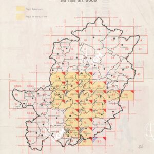 CARTA TOPOGRAFICA DEL TERRITORIO DELLA PROVINCIA DI FIRENZE - Quadro d'unione