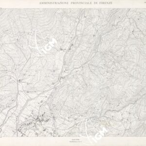 CARTA TOPOGRAFICA DEL TERRITORIO DELLA PROVINCIA DI FIRENZE - Foglio 35
