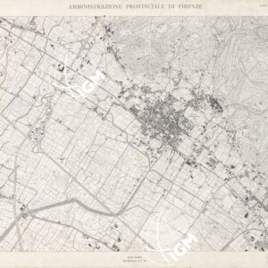 CARTA TOPOGRAFICA DEL TERRITORIO DELLA PROVINCIA DI FIRENZE - Foglio 43
