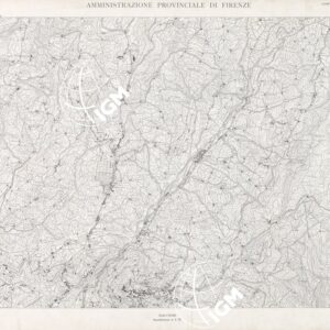 CARTA TOPOGRAFICA DEL TERRITORIO DELLA PROVINCIA DI FIRENZE - Foglio 44