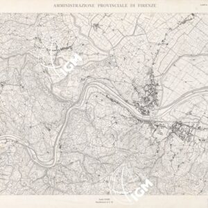 CARTA TOPOGRAFICA DEL TERRITORIO DELLA PROVINCIA DI FIRENZE - Foglio 51