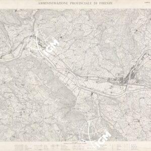 CARTA TOPOGRAFICA DEL TERRITORIO DELLA PROVINCIA DI FIRENZE - Foglio 54