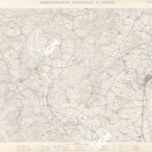 CARTA TOPOGRAFICA DEL TERRITORIO DELLA PROVINCIA DI FIRENZE - Foglio 63