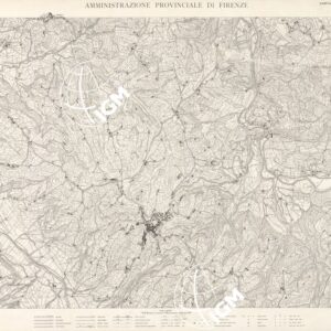CARTA TOPOGRAFICA DEL TERRITORIO DELLA PROVINCIA DI FIRENZE - Foglio 68