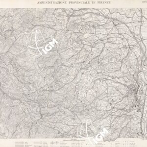 CARTA TOPOGRAFICA DEL TERRITORIO DELLA PROVINCIA DI FIRENZE - Foglio 70