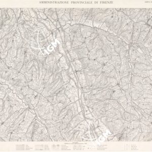 CARTA TOPOGRAFICA DEL TERRITORIO DELLA PROVINCIA DI FIRENZE - Foglio 75