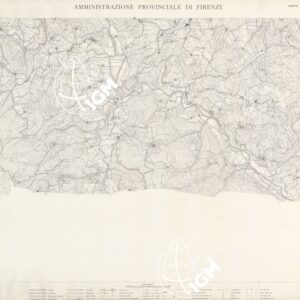CARTA TOPOGRAFICA DEL TERRITORIO DELLA PROVINCIA DI FIRENZE - Foglio 89