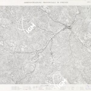 CARTA TOPOGRAFICA DEL TERRITORIO DELLA PROVINCIA DI FIRENZE - Foglio 12