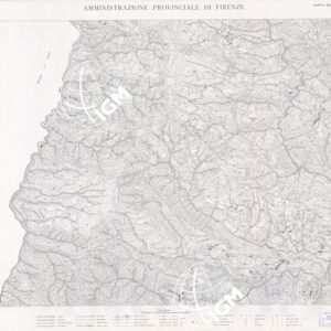 CARTA TOPOGRAFICA DEL TERRITORIO DELLA PROVINCIA DI FIRENZE - Foglio 15
