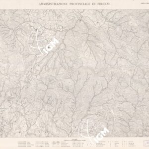 CARTA TOPOGRAFICA DEL TERRITORIO DELLA PROVINCIA DI FIRENZE - Foglio 18