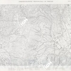 CARTA TOPOGRAFICA DEL TERRITORIO DELLA PROVINCIA DI FIRENZE - Foglio 23