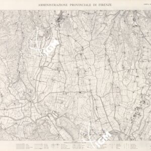 CARTA TOPOGRAFICA DEL TERRITORIO DELLA PROVINCIA DI FIRENZE - Foglio 24