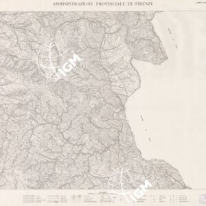 CARTA TOPOGRAFICA DEL TERRITORIO DELLA PROVINCIA DI FIRENZE - Foglio 27