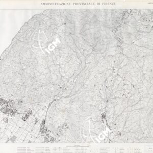 CARTA TOPOGRAFICA DEL TERRITORIO DELLA PROVINCIA DI FIRENZE - Foglio 28