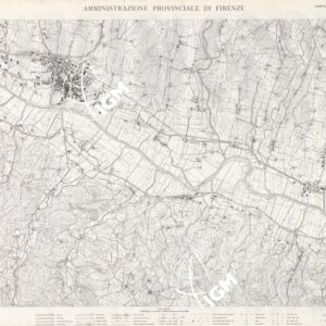 CARTA TOPOGRAFICA DEL TERRITORIO DELLA PROVINCIA DI FIRENZE - Foglio 31