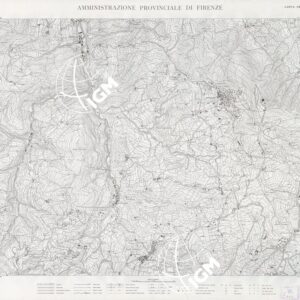 CARTA TOPOGRAFICA DEL TERRITORIO DELLA PROVINCIA DI FIRENZE - Foglio 36