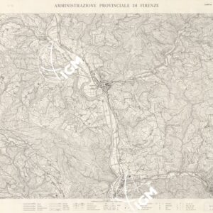 CARTA TOPOGRAFICA DEL TERRITORIO DELLA PROVINCIA DI FIRENZE - Foglio 38