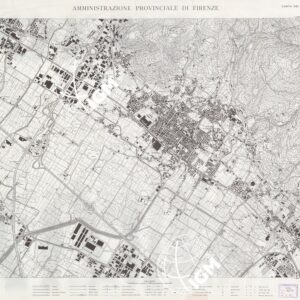 CARTA TOPOGRAFICA DEL TERRITORIO DELLA PROVINCIA DI FIRENZE - Foglio 43